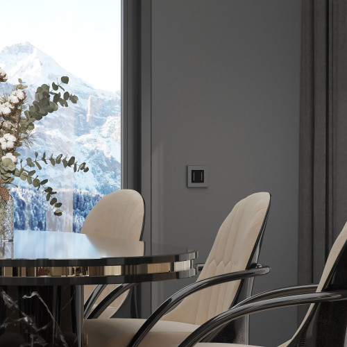 Купить Рамка из поликарбоната на 1 пост Slab серебро софт в rum24.ru фото: 3