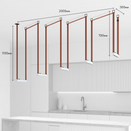 Трек-система Denkirs DK55SET17-01-BR