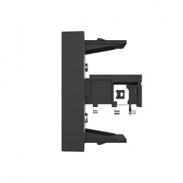 Розетка стерео аудио LIVOLO  TRS 6.3 jack черная BB-C7-1M1-12 (механизм)