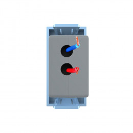 Розетка USB с блоком питания 2.1А 5В Livolo, цвет синий (механизм)