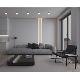 Встраиваемый светильник ITALLINE IT08-8026 black 3000K