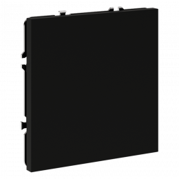 Заглушка VOLTUM S70 с суппортом, (черный матовый) VLS080108