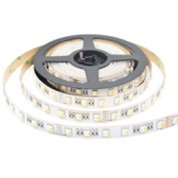 Светодиодная лента SMD, 19,2W/m, RGB+Warm 3000К, 1000 Lm/m, IP20, DC24V, уп. 5 м Donel DN18327RGBW