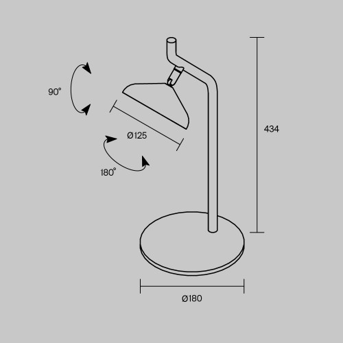 Купить Настольный светильник Vita в rum24.ru фото: 6