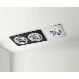 Встраиваемый светильник ITALLINE SAG103-4 black/black