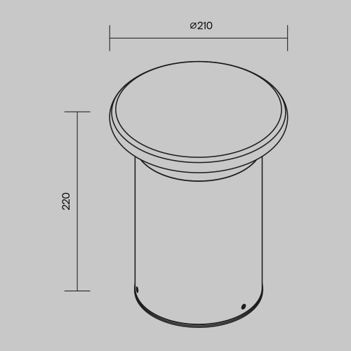 Купить Ландшафтный светильник Grip 3000 10W IP54 Графит Maytoni O460FL-L10GF3K в rum24.ru фото: 7