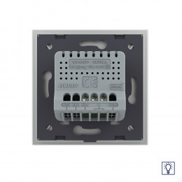 Одноклавишный сенсорный диммер Livolo, 1 пост, цвет серый