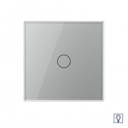 Одноклавишный сенсорный диммер Livolo, 1 пост, цвет серый