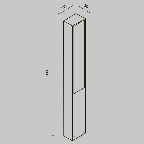 Купить Ландшафтный светильник Blitz 3000 20W IP65 Графит Maytoni O470FL-L20GF3K в rum24.ru фото: 7
