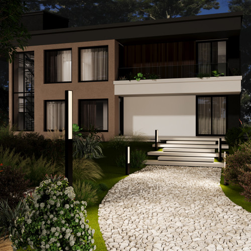 Купить Садово-парковый светильник Blitz 3000 40W IP65 Графит Maytoni O470FL-L40GF3K в rum24.ru фото: 6