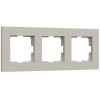 Купить W0032917/ Рамка на 3 поста Slab (дымчатый софт) в rum24.ru