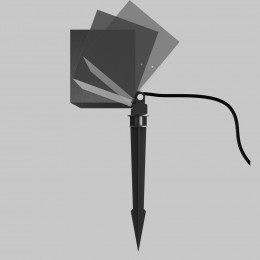 Ландшафтный светильник Ares 3000 18W IP65 Черный Maytoni O309FL-L18B3K