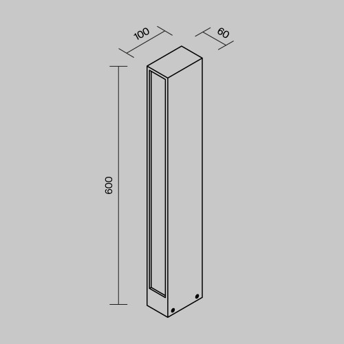 Купить Ландшафтный светильник Hof 3000 12W IP65 Графит Maytoni O422FL-L12GF в rum24.ru фото: 7