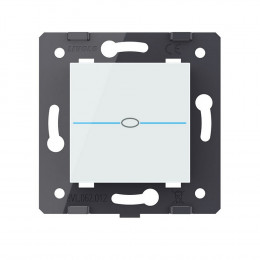 Выключатель LIVOLO Quadro 1 клавиша Белый (механизм)