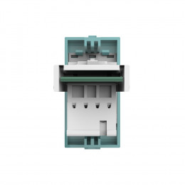 Розетка телефонная RJ-11 кат. 3 Livolo, цвет зеленый (механизм)