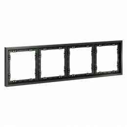 Рамка пластиковая VOLTUM S70 на 4 поста, (титан) VLS100406