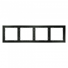 Рамка пластиковая VOLTUM S70 на 4 поста, (титан) VLS100406