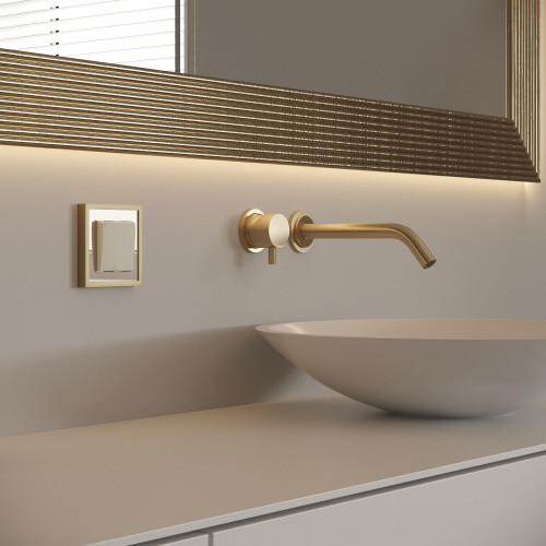 Купить Рамка из металла на 1 пост Baguette айвори/латунь в rum24.ru фото: 4