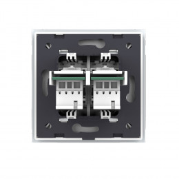 Телефонная розетка двойная LIVOLO белая VL-C792T-11