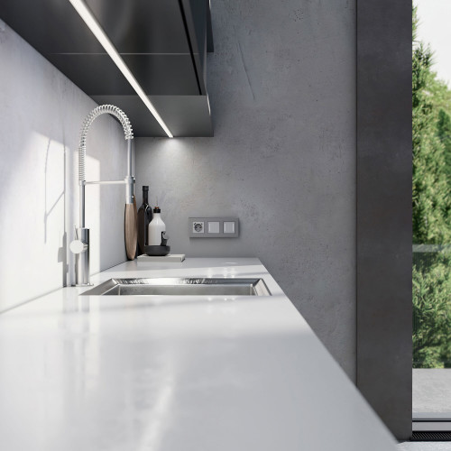 Купить Рамка из поликарбоната на 3 поста Slab серебро софт в rum24.ru фото: 3