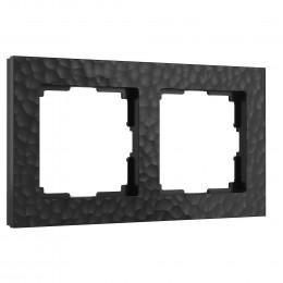 Рамка из поликарбоната на 2 поста Hammer черный