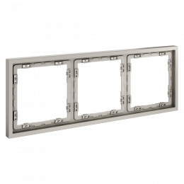 Рамка пластиковая VOLTUM S70 на 3 поста, (кашемир) VLS100303