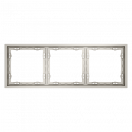 Рамка пластиковая VOLTUM S70 на 3 поста, (кашемир) VLS100303