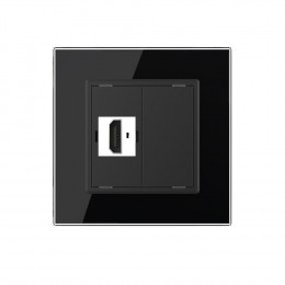 Розетка HDMI LIVOLO черная VL-C791HD-12