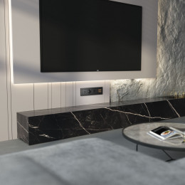 Рамка из поликарбоната на 4 поста Hammer черный