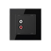 Купить Розетка мультимедийная AUDIO RCA LIVOLO черная VL-C791AD-12 в rum24.ru фото: 2
