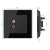 Купить Розетка мультимедийная AUDIO RCA LIVOLO черная VL-C791AD-12 в rum24.ru фото: 5