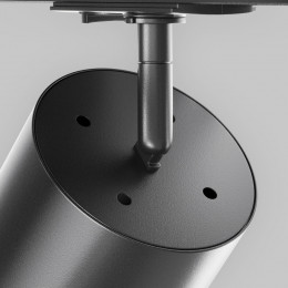 Трековый поворотный светильник Polar Maytoni 12 Вт GX53 черный TR088-1-GX53-B