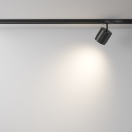 Трековый поворотный светильник Polar Maytoni 12 Вт GX53 черный TR088-1-GX53-B