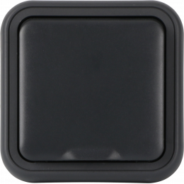 Рамка с крышкой для скрытой установки розетки одиночный, цвет антрацит, IP55, серия W55 DIP62028