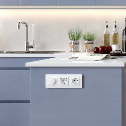 Рамка из акрила на 3 поста Acrylic белый