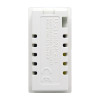 Купить USB зарядное устройство, 2.1A, Type A + C, 1 мод., бел. (22.5х45мм) DUSB2100WCF в rum24.ru фото: 3