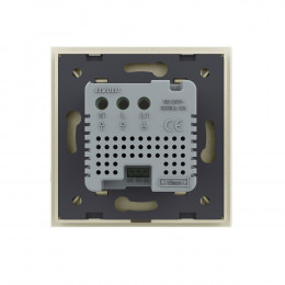 Терморегулятор пола Livolo 16А, сенсорное управление, датчик воздуха, 1 пост, цвет жемчужный