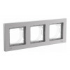 Купить Рамка 3 поста IP44 Systeme Electric ATLASDESIGN AQUA, алюминий, ATN440303 в rum24.ru