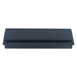 Кабельный громмет (лючок) в стол, 286*101мм, цвет: черный DCGR286101AN