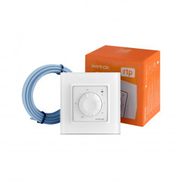 Терморегулятор Welrok RTP для рамки LIVOLO с механическим управлением, датчик пола 3 м, цвет белый