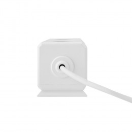 Удлинитель BiCube Extended 6 Euro 16A, 4 USB 3A+C с блоком 5В/3.1А, кабель 1,5м RocketSocket, цвет белый-серый