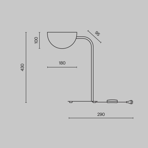 Купить Настольный светильник Mollis в rum24.ru фото: 7