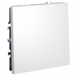 Выключатель с самовозвратом встраиваемый VOLTUM S70 одноклавишный (белый матовый) VLS010602