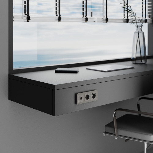 Купить Розетка Ethernet RJ-45 (графит акрил) Werkel W1181044 в rum24.ru фото: 2