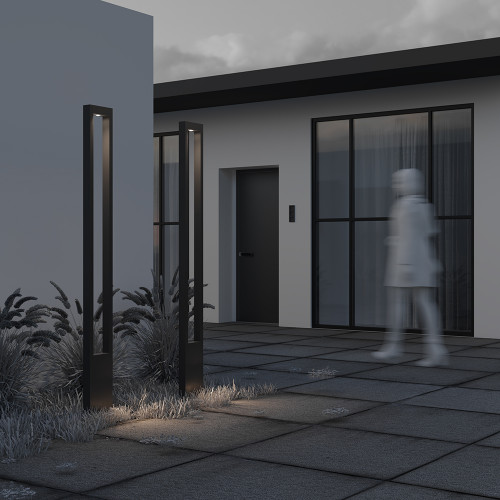 Купить Садово-парковый светильник Bonn 3000 25W IP65 Графит Maytoni O425FL-L25GF в rum24.ru фото: 5