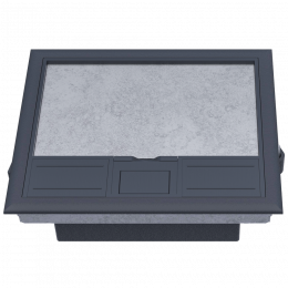 Лючок ревизионный в пол 8 мод., крышка ABS + гальванизированная стальная вставка DFB8R