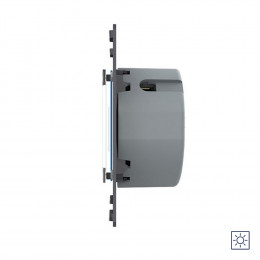 Выключатель LIVOLO Quadro 1 клавиша сухой контакт Белый (механизм)