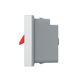 Розетка акустическая на зажимах Livolo, цвет серый (механизм) VL-FCSD-1IPS01