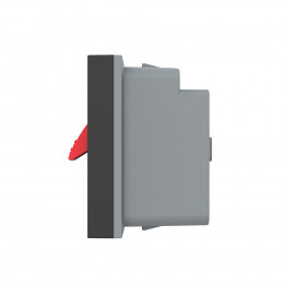 Розетка акустическая на зажимах Livolo, цвет черный (механизм) VL-FCSD-1BPS01