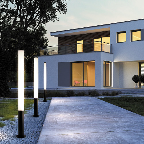 Купить Садово-парковый светильник Ginza 3000 50W IP54 Черный Maytoni O041FL-L50B3K в rum24.ru фото: 6